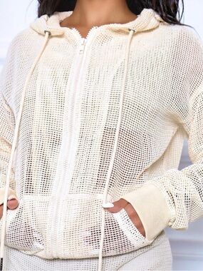 Sand Net Hoodie